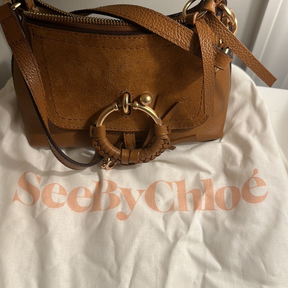 Chloé Mini Bag in Tan and Camel with Gold Hardware - Picture 9 of 9
